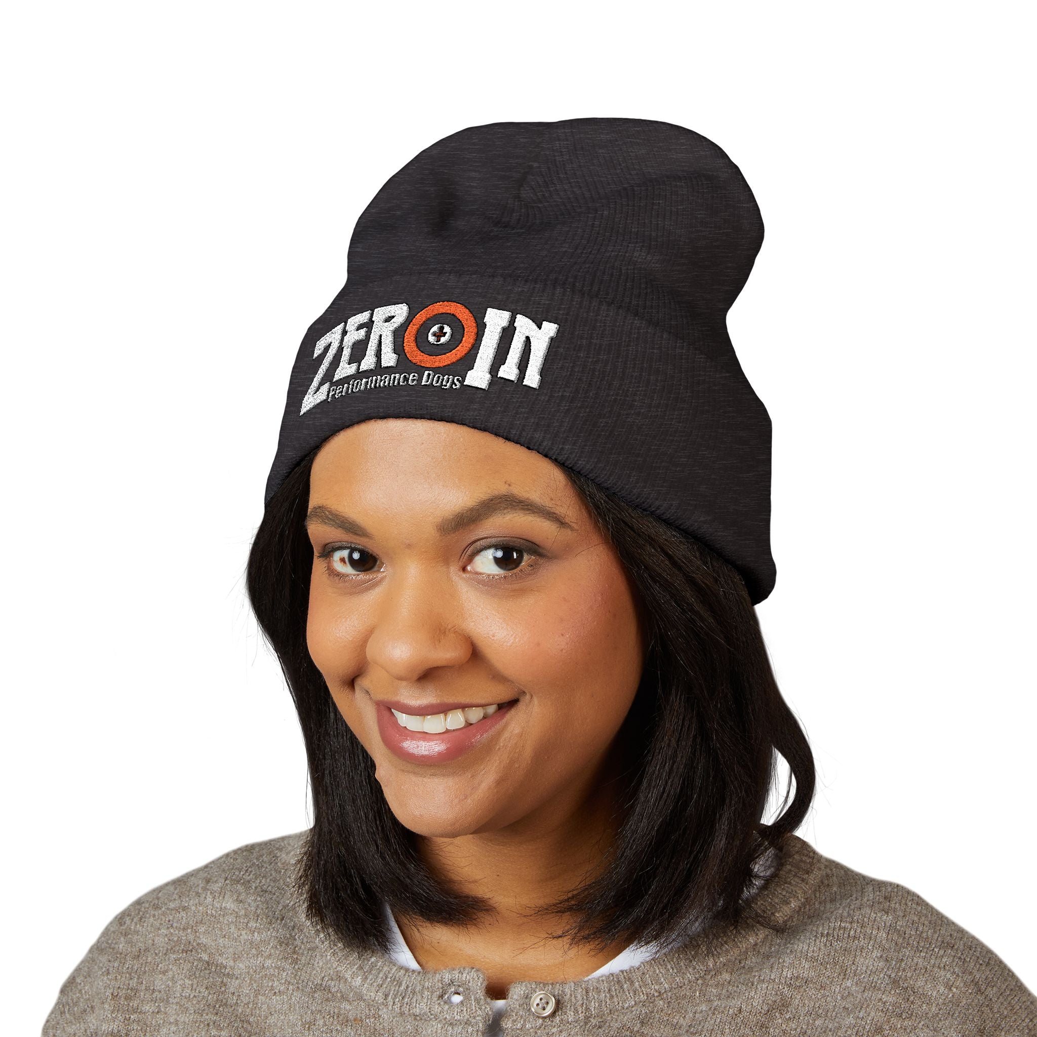 ZeroIn's Beanie | Cuffed Beanie, Embroidered