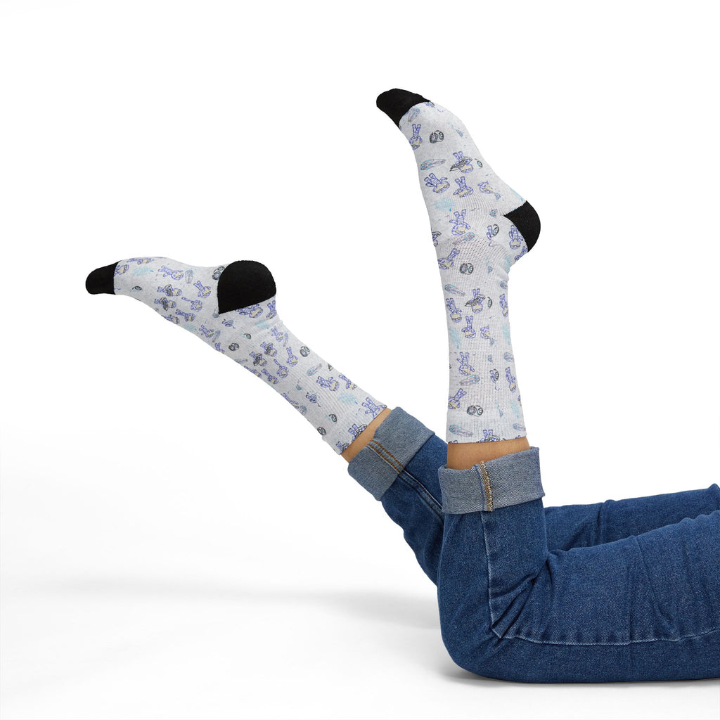 RvB Caboose Doodles - Crew Socks