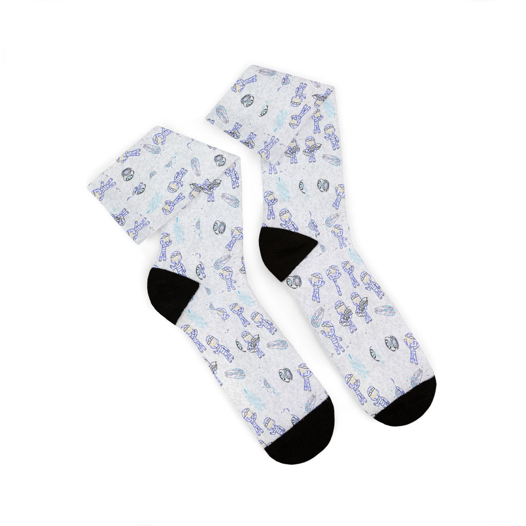 RvB Caboose Doodles - Crew Socks