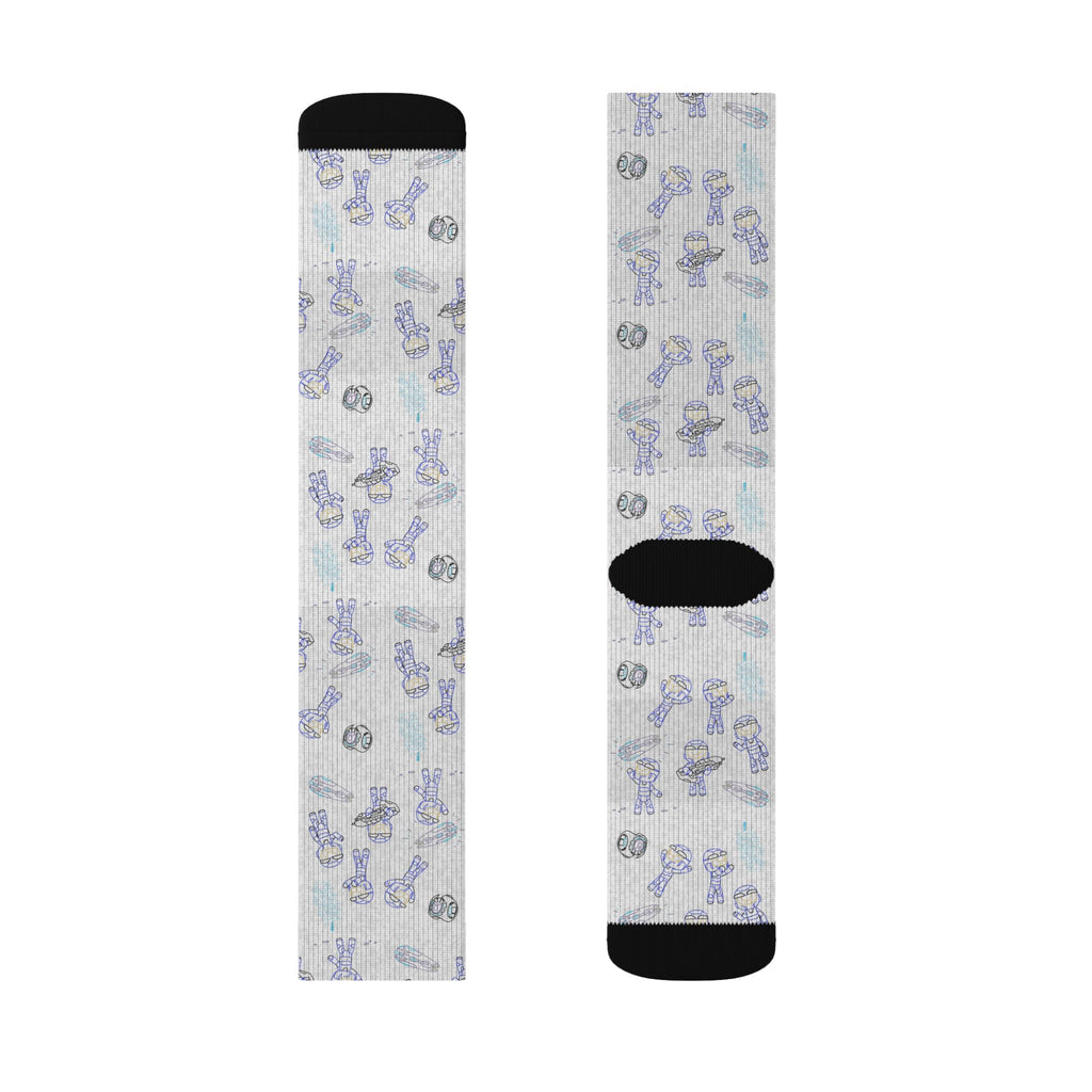 RvB Caboose Doodles - Crew Socks