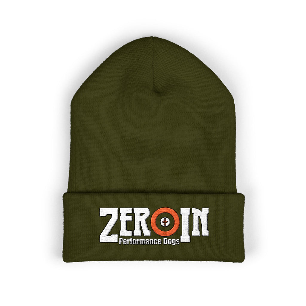 ZeroIn's Beanie | Cuffed Beanie, Embroidered