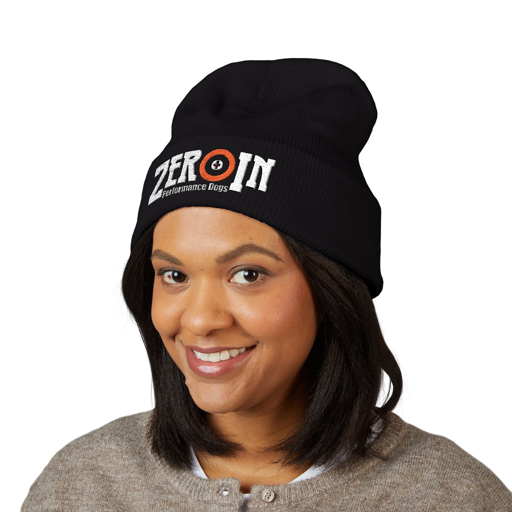 ZeroIn's Beanie | Cuffed Beanie, Embroidered