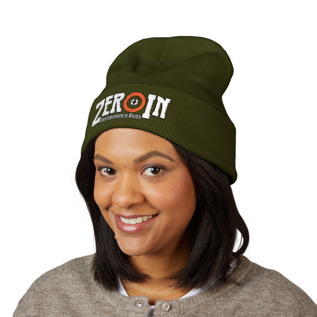 ZeroIn's Beanie | Cuffed Beanie, Embroidered